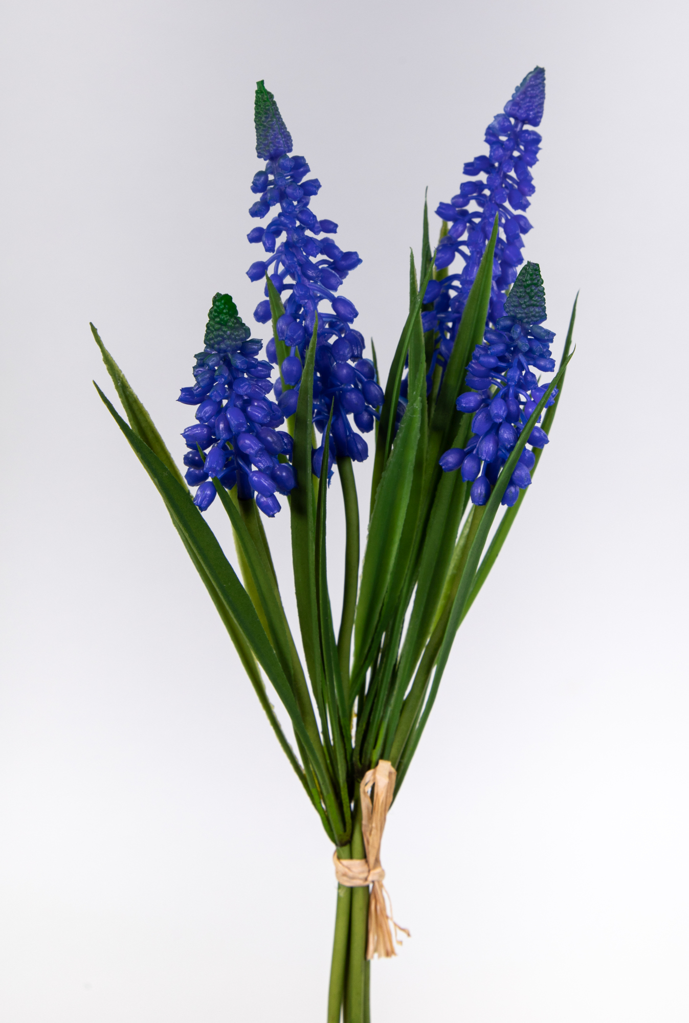 Traubenhyazinthe 4er-Bund 28cm lila FT Kunstblumen künstliche Hyazinthe Blumen Seidenblumen