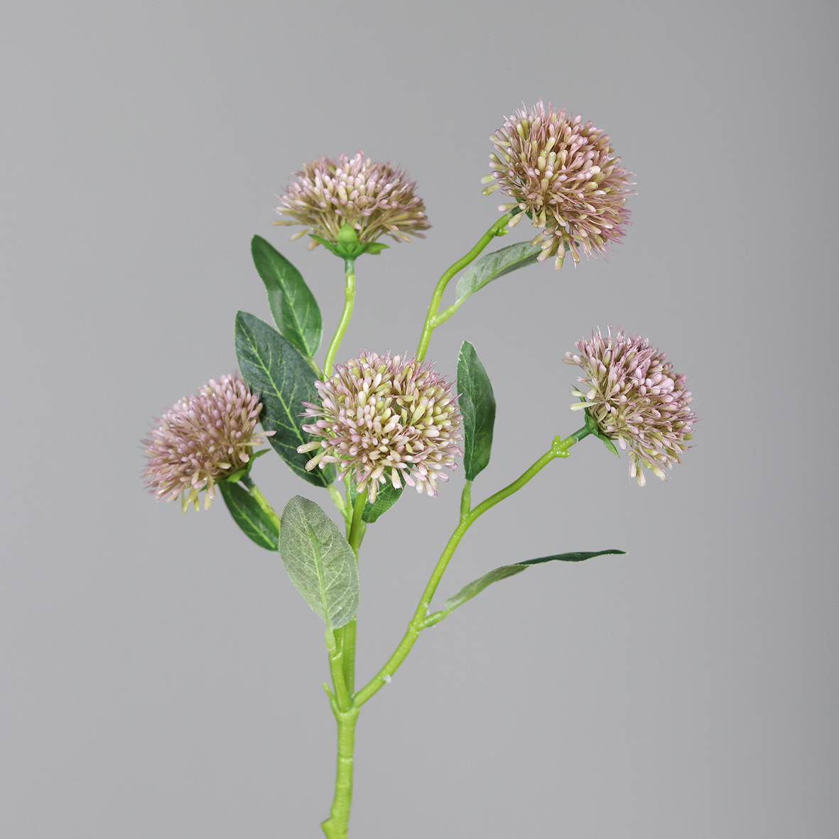 Alliumzweig mit 5 Blüten 56cm helllila DP Kunstblumen künstliche Blumen Allium Lauch