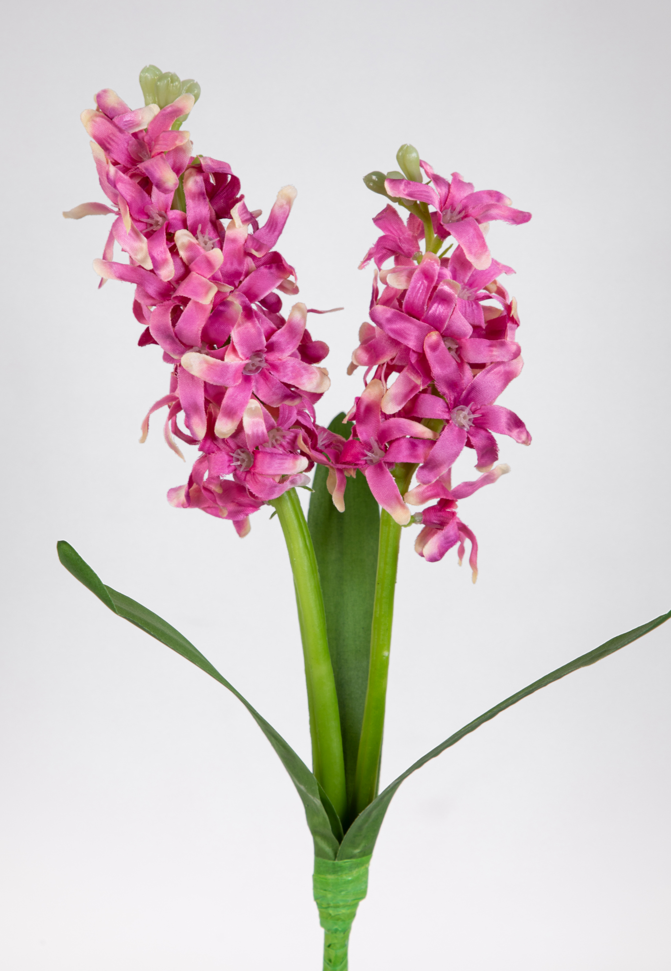 Hyazinthe mit 2 Blütendolden 36cm fuchsia JA Kunstblumen Kunstpflanzen künstliche Blumen Pflanzen