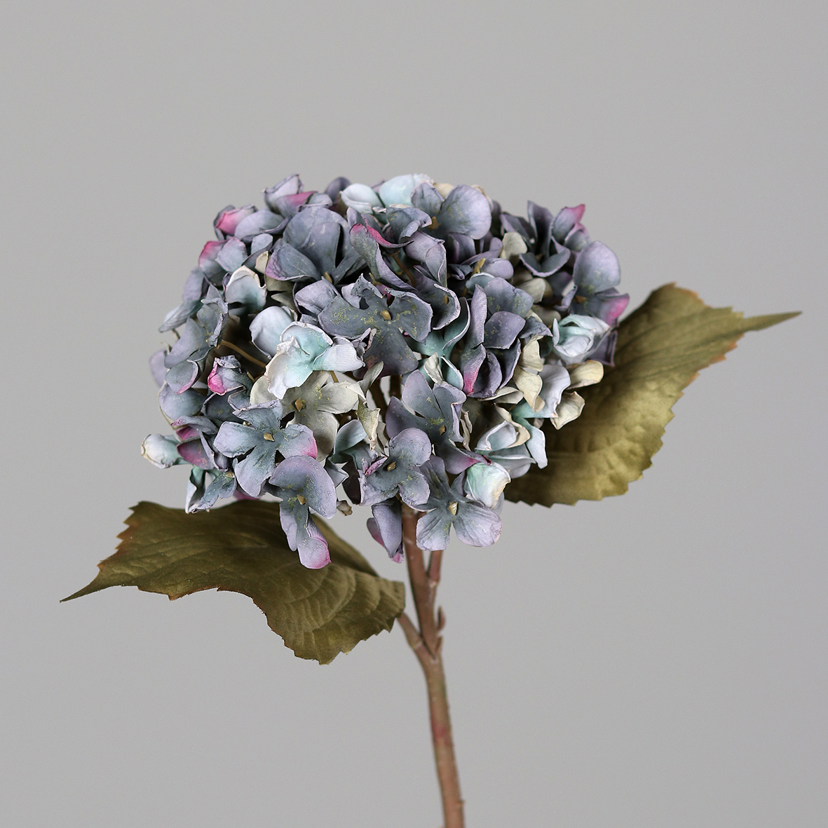 Hortensie Nature 45cm blau-grün DP Seidenblumen Kunstlbumen künstliche Blumen Hortensien Hydrangea